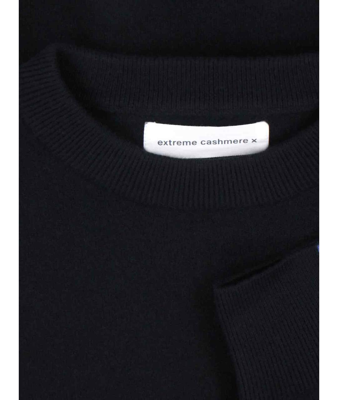 EXTREME CASHMERE Черный кашемировый джемпер / свитер, фото 5