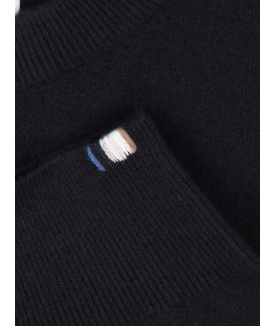 EXTREME CASHMERE Черный кашемировый джемпер / свитер, фото 4