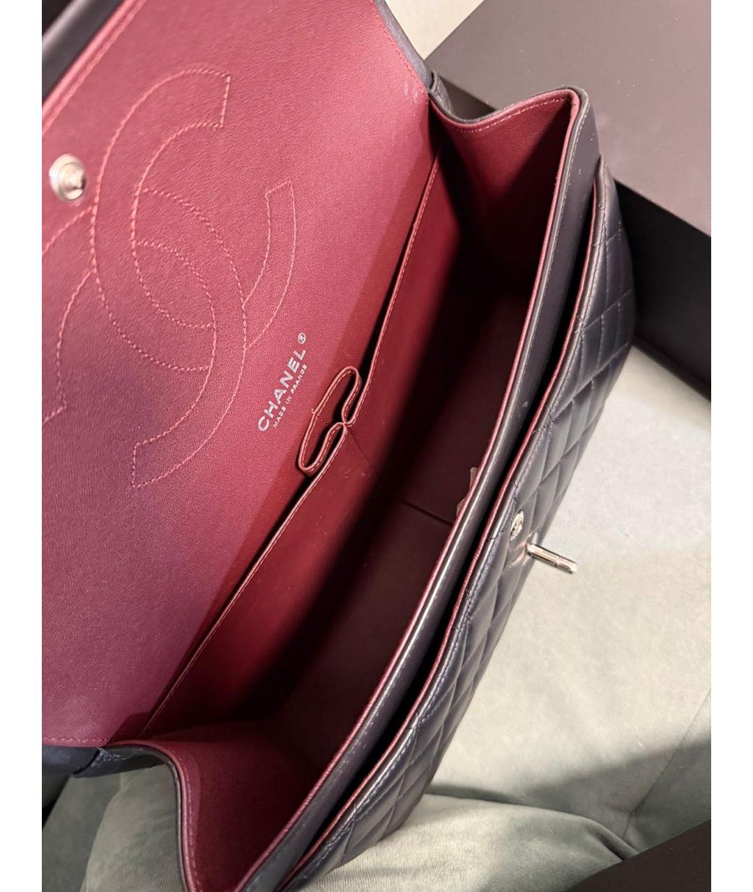 CHANEL Черная кожаная сумка через плечо, фото 4