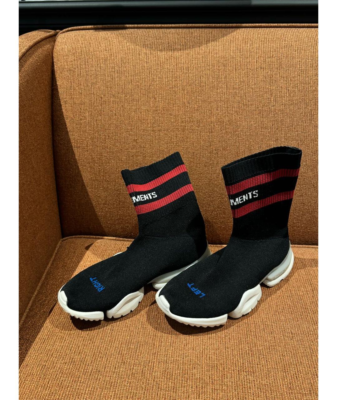 VETEMENTS Черные кроссовки, фото 3