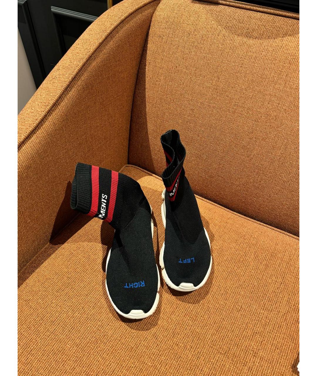 VETEMENTS Черные кроссовки, фото 2