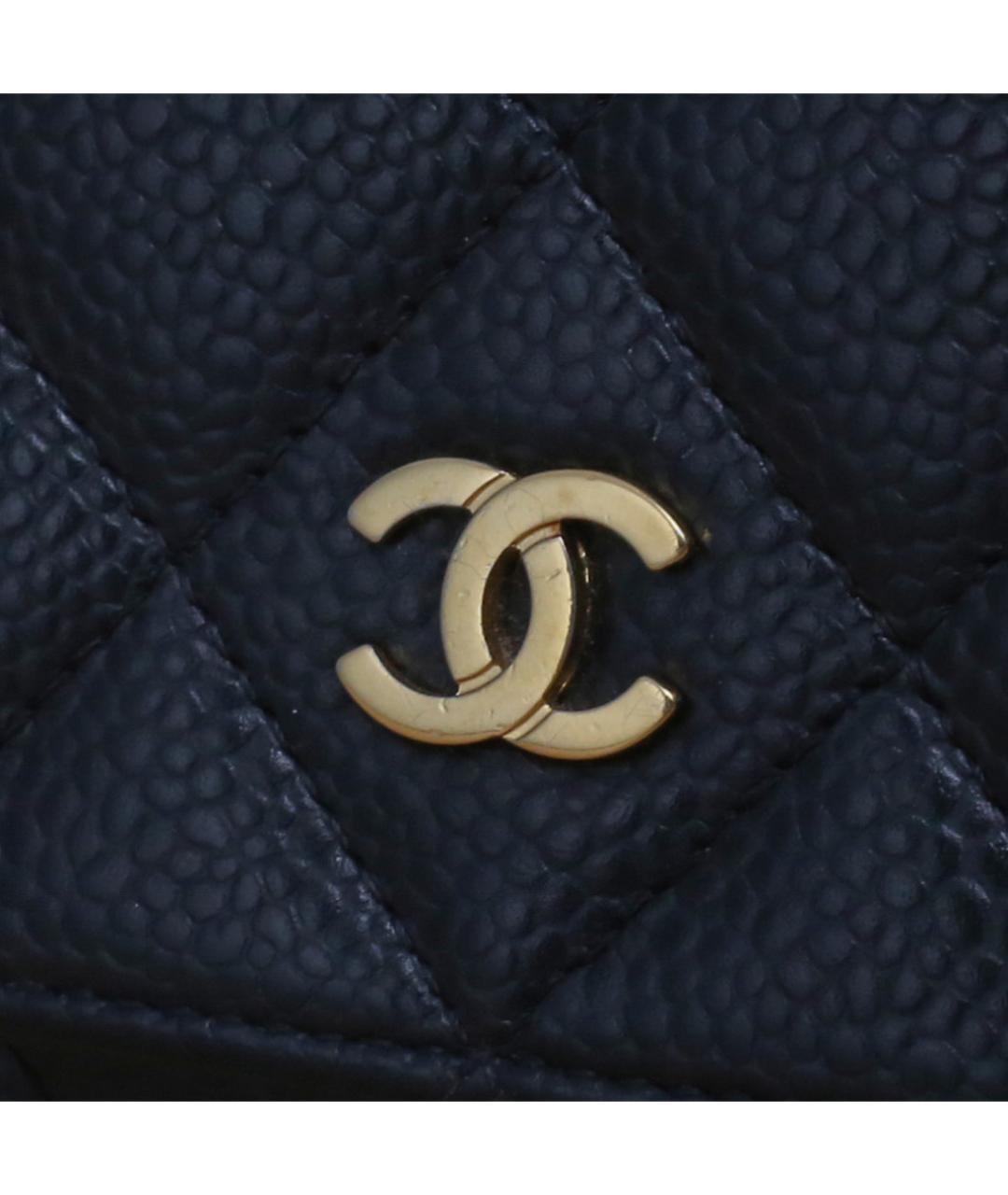 CHANEL Черная кожаная сумка через плечо, фото 8