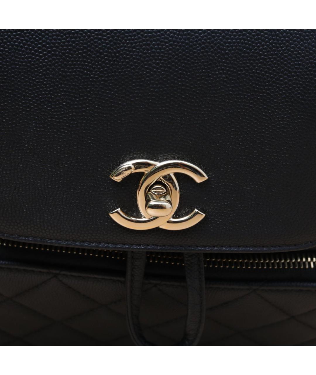 CHANEL Черный кожаный рюкзак, фото 8