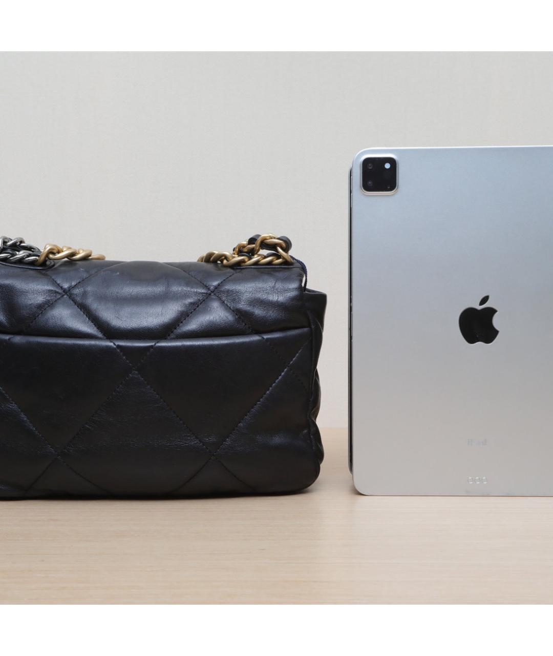 CHANEL Черная кожаная сумка через плечо, фото 7