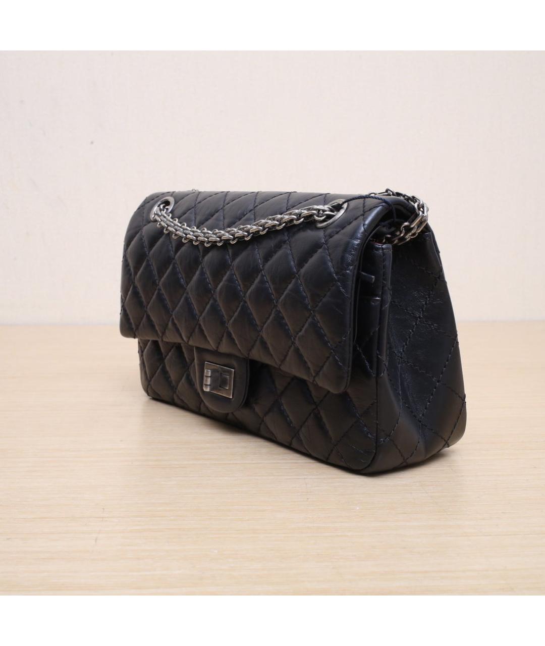 CHANEL Черная кожаная сумка через плечо, фото 4