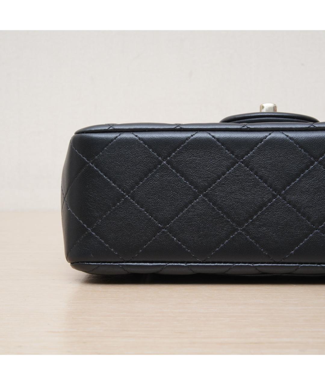 CHANEL Черная кожаная сумка через плечо, фото 9