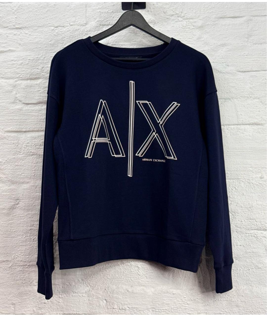 ARMANI EXCHANGE Темно-синий хлопковый спортивные костюмы, фото 7