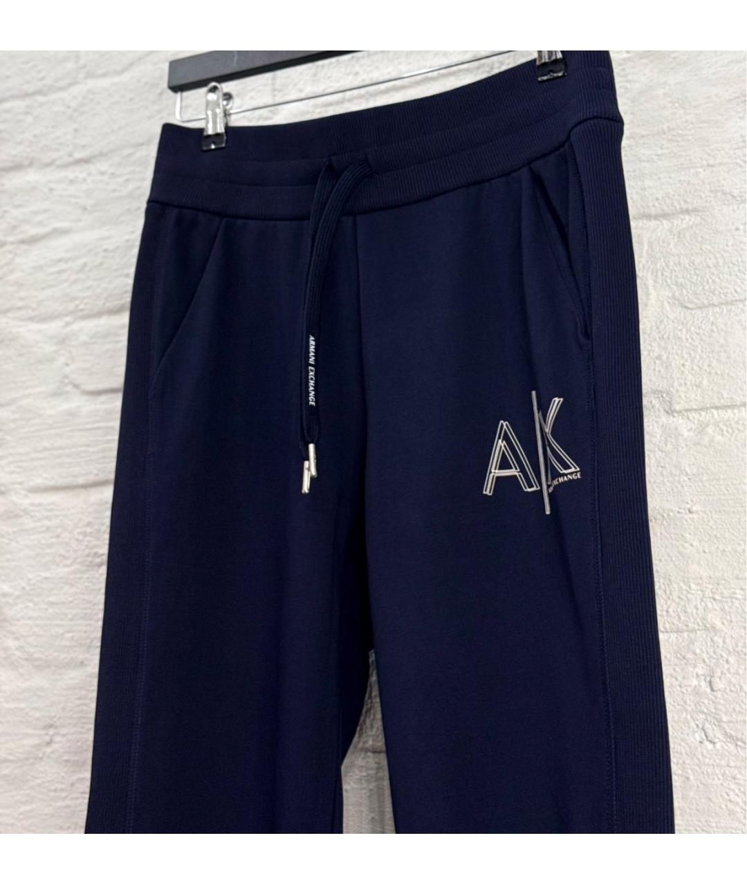 ARMANI EXCHANGE Темно-синий хлопковый спортивные костюмы, фото 6