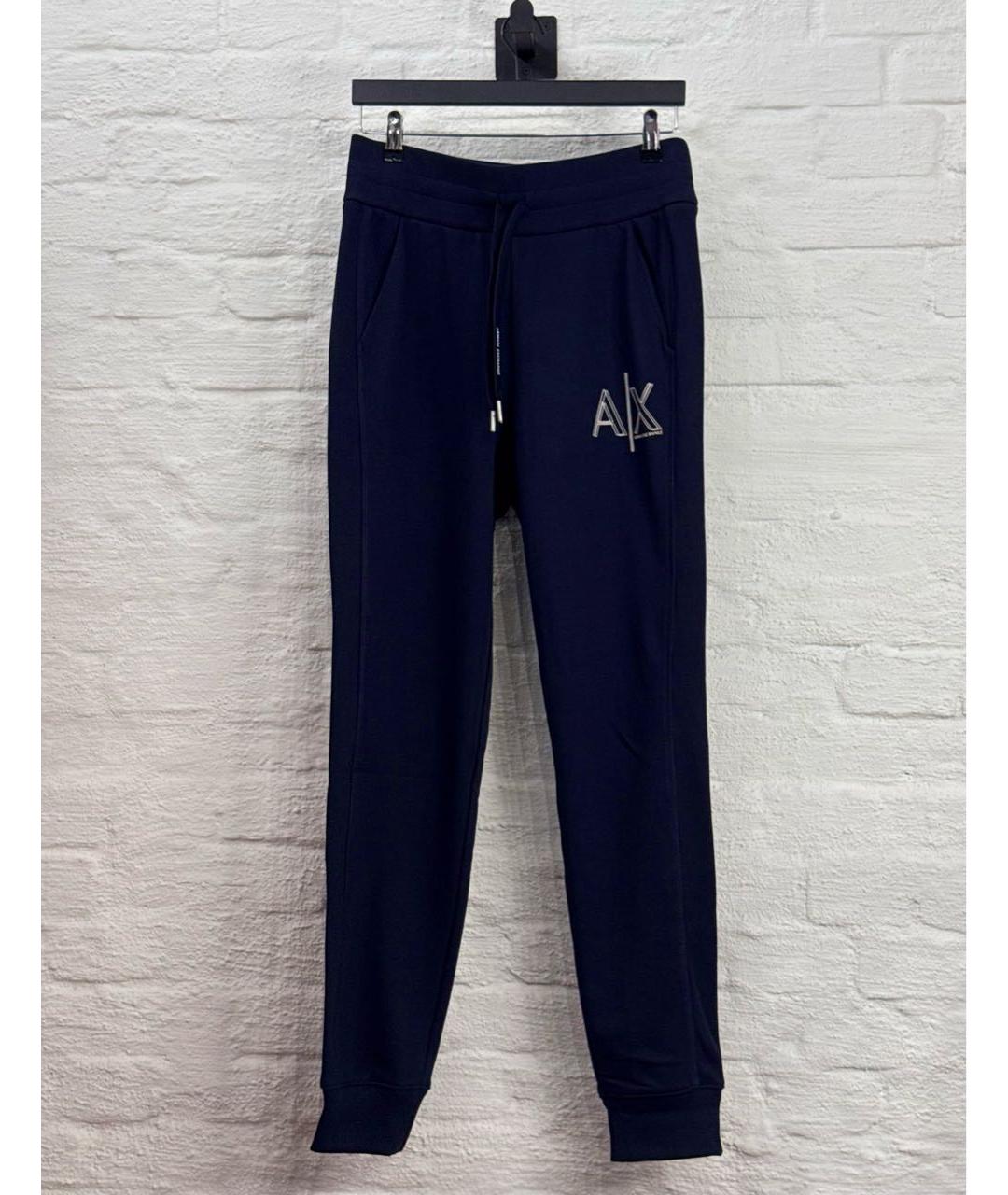 ARMANI EXCHANGE Темно-синий хлопковый спортивные костюмы, фото 2