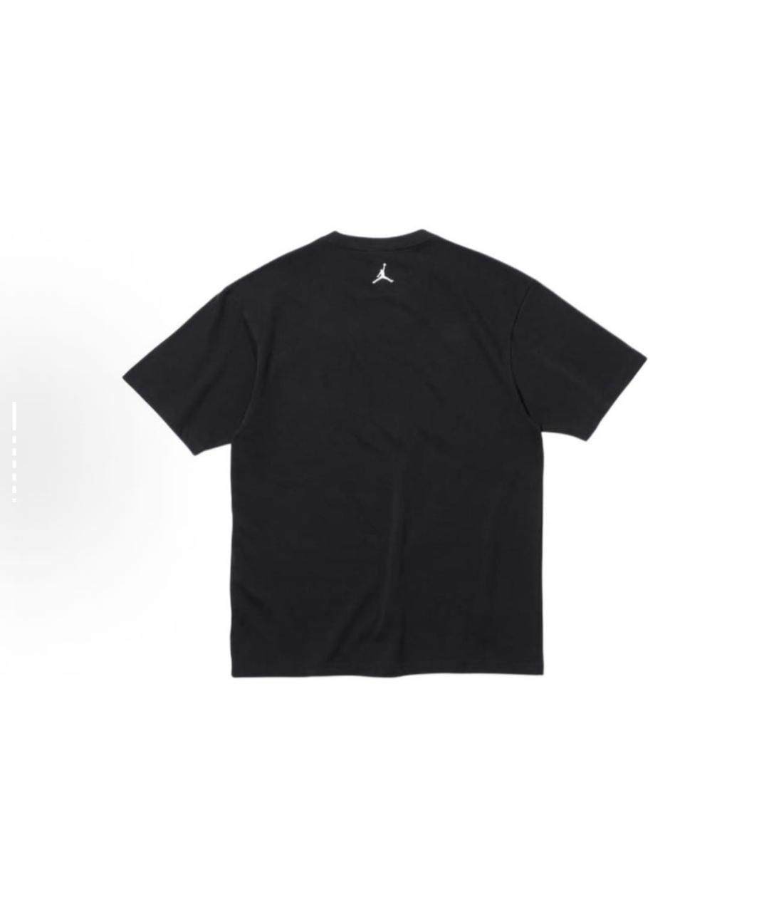 SUPREME Черная хлопковая футболка, фото 2