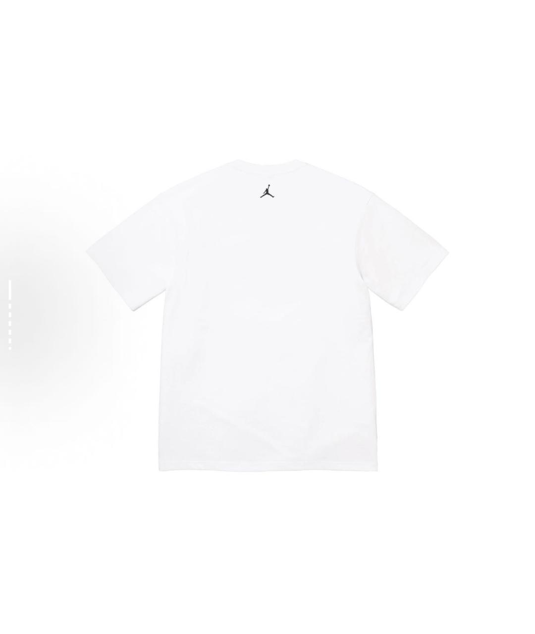 SUPREME Белая хлопковая футболка, фото 2