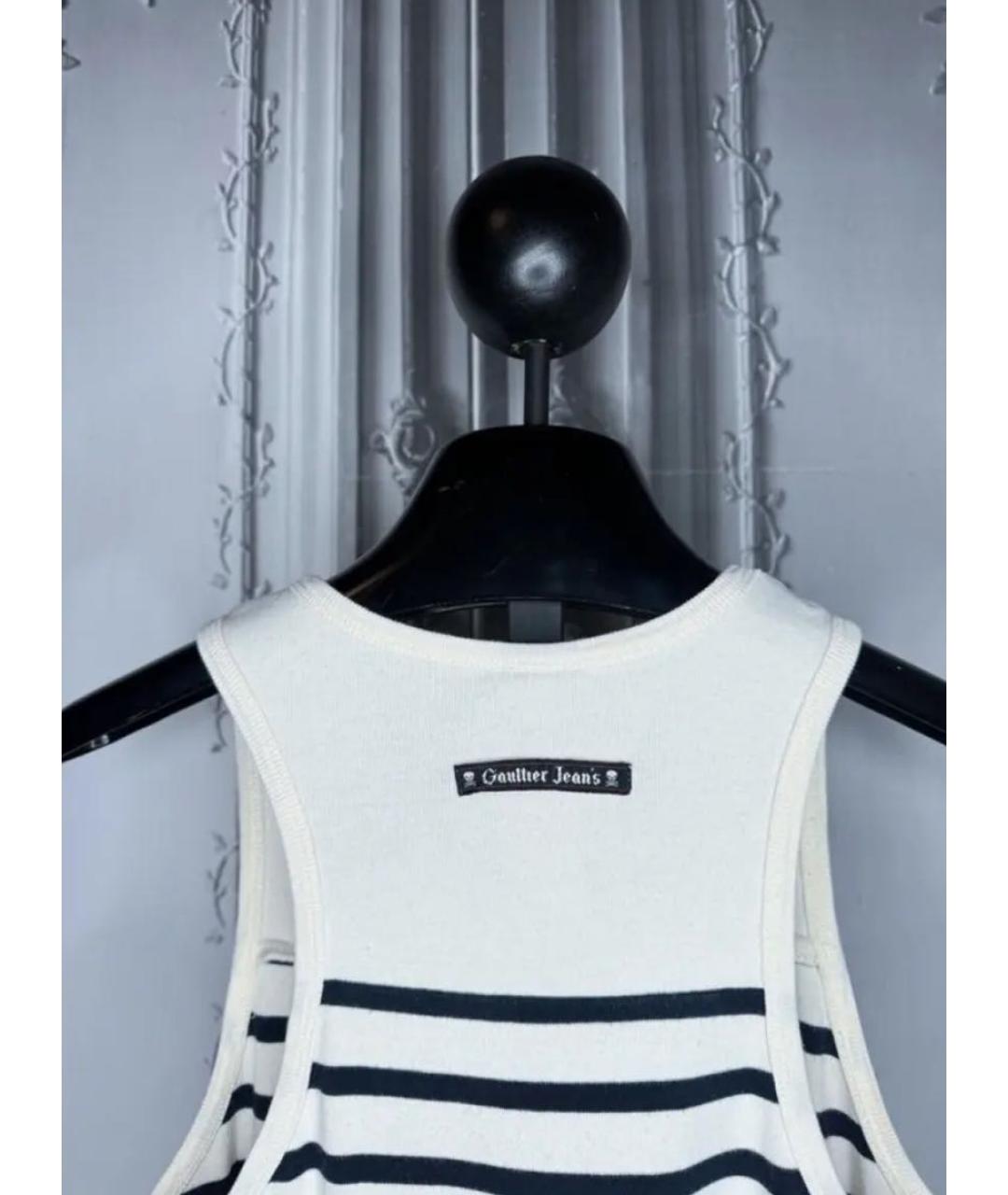 JEAN PAUL GAULTIER Мульти хлопко-эластановое платье, фото 3