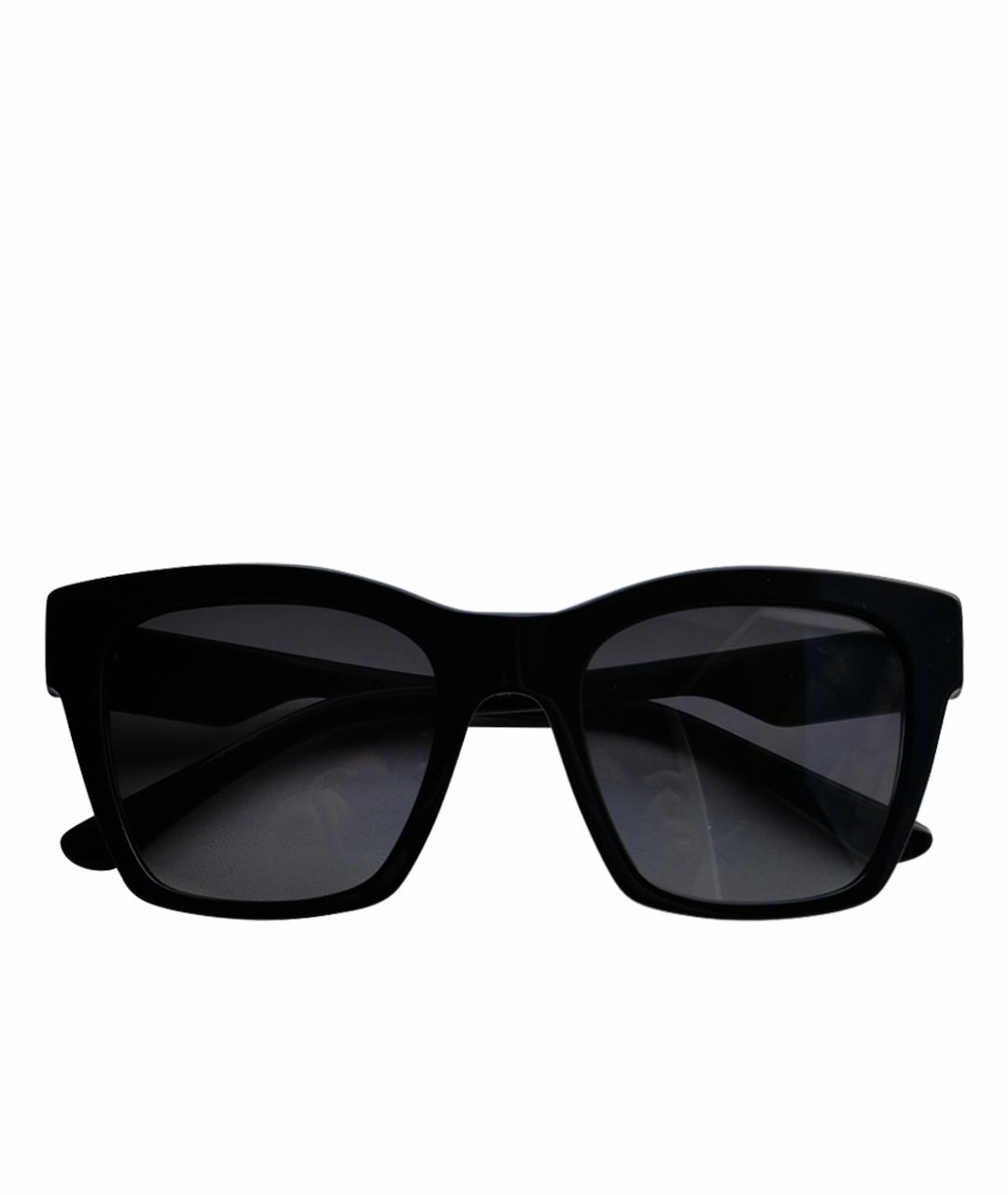 DOLCE&GABBANA Черные пластиковые солнцезащитные очки, фото 1