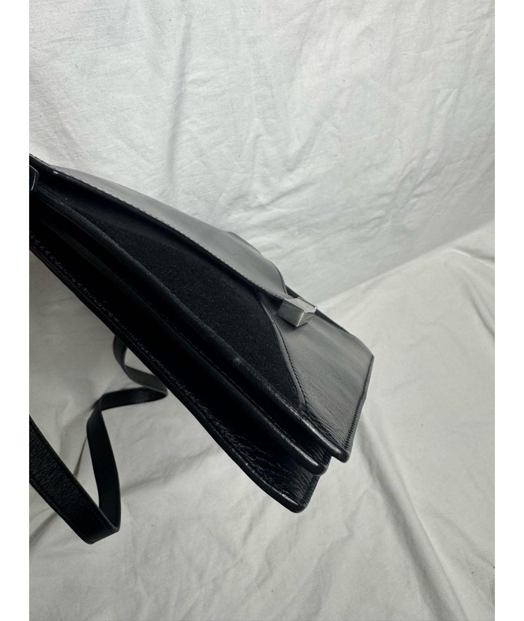 CELINE Черная кожаная сумка через плечо, фото 7