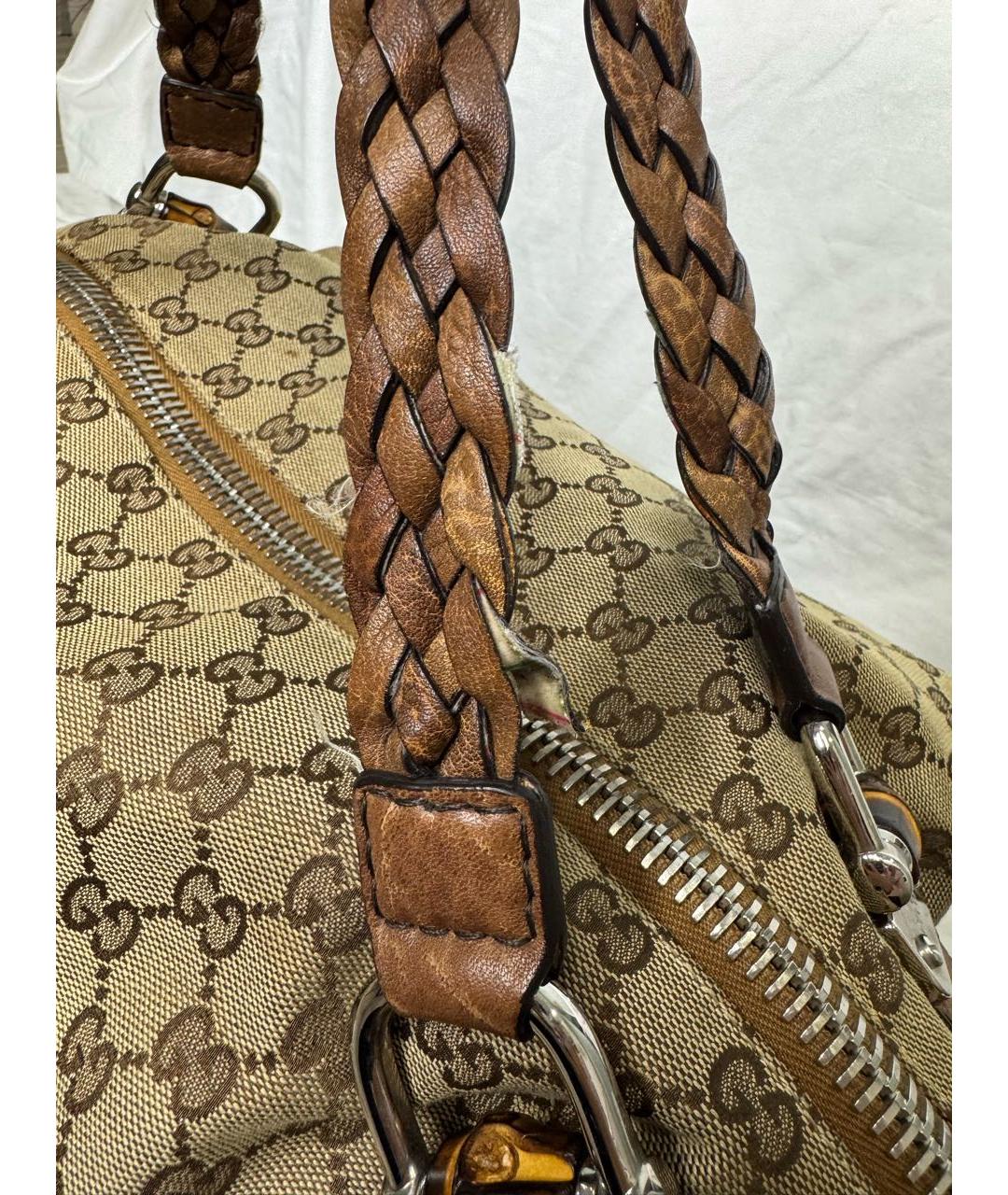 GUCCI Коричневая сумка с короткими ручками, фото 8