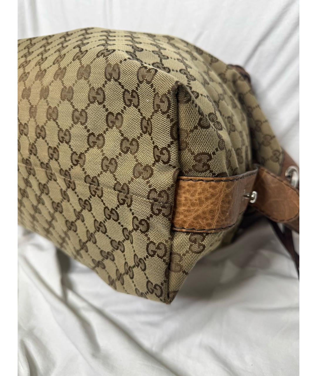 GUCCI Коричневая сумка с короткими ручками, фото 4