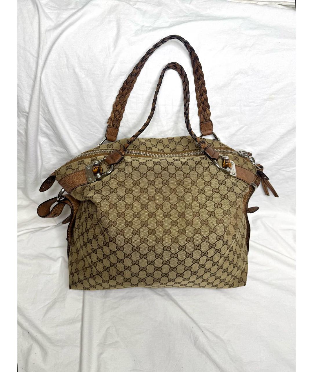 GUCCI Коричневая сумка с короткими ручками, фото 9