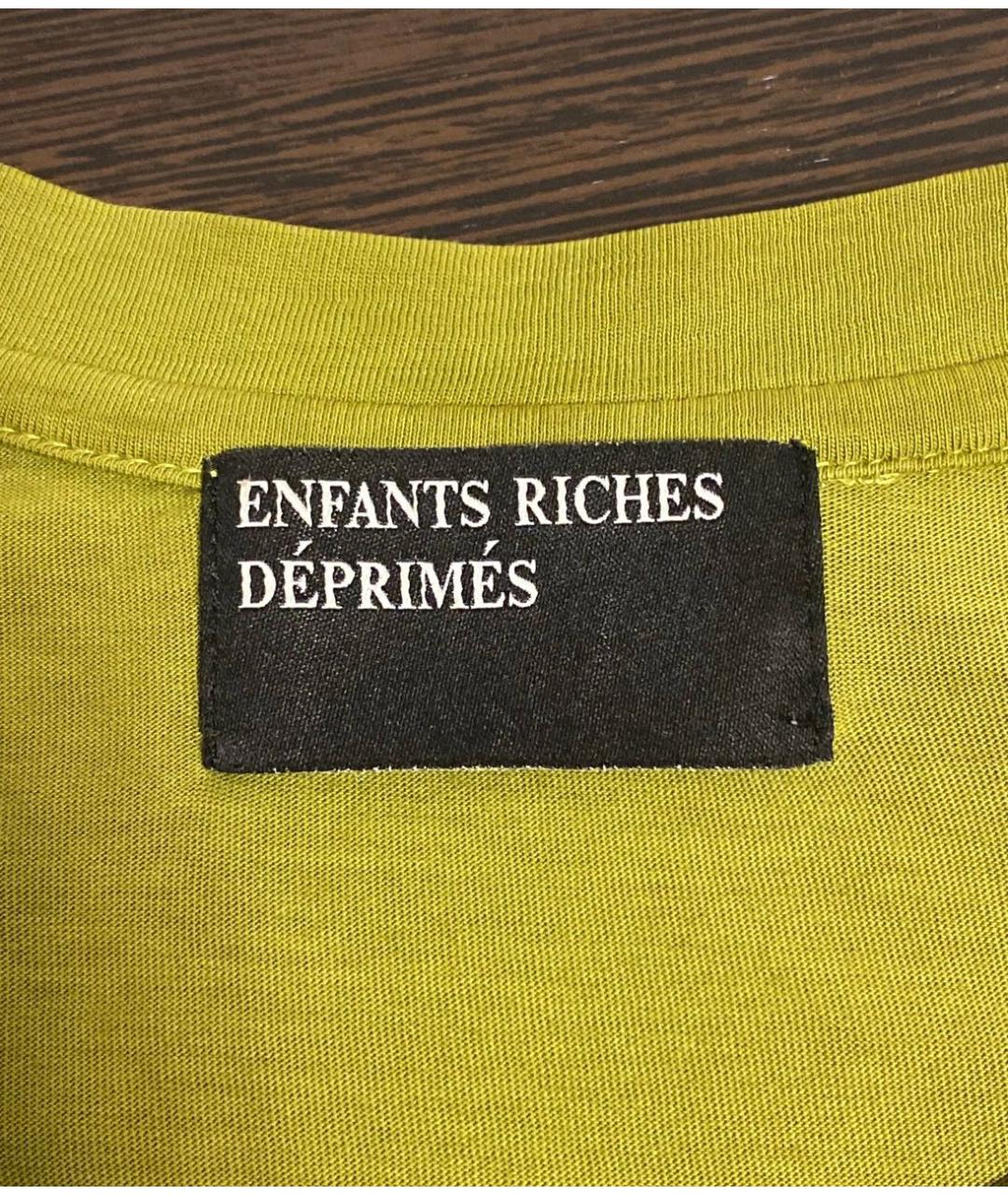 Enfants Riches Déprimés Зеленая хлопковая футболка, фото 3