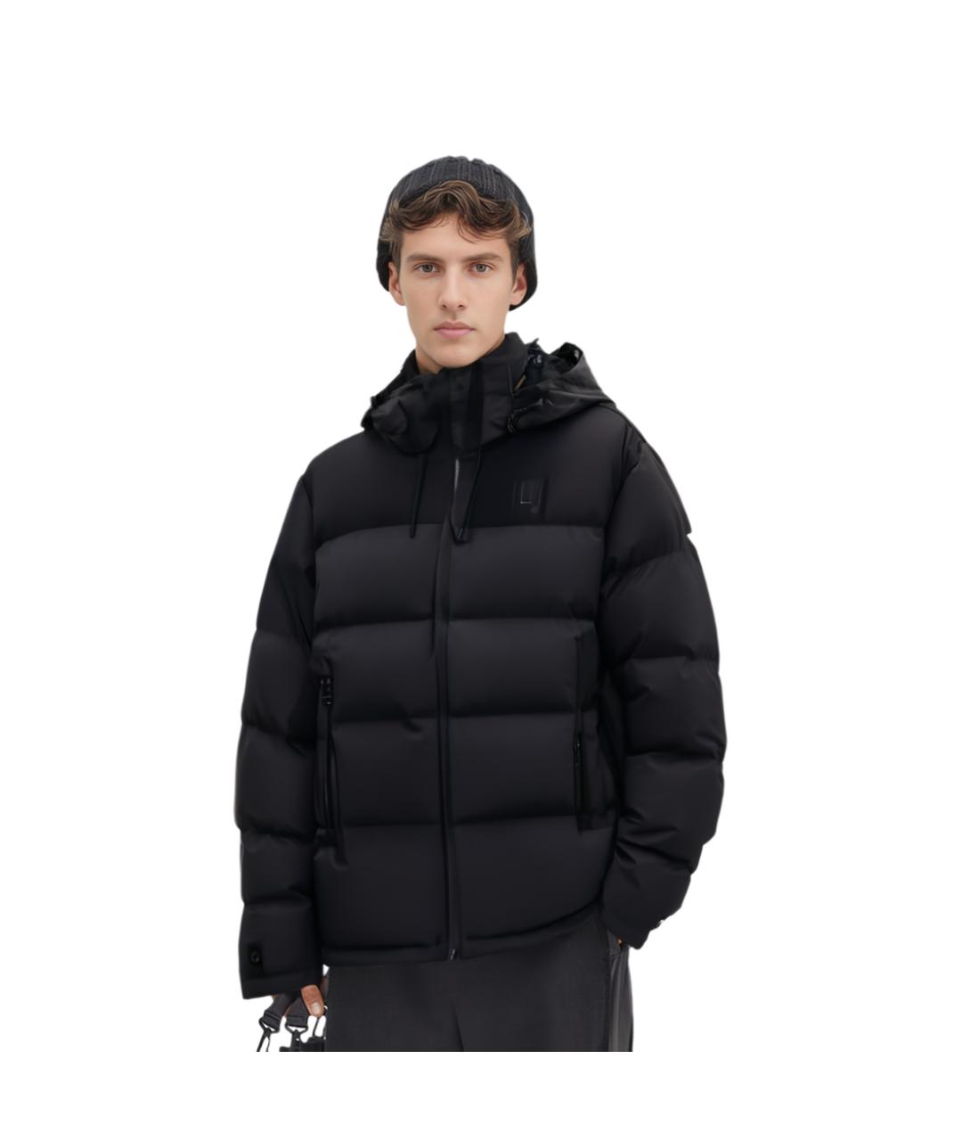 BURBERRY Черный пуховик, фото 3