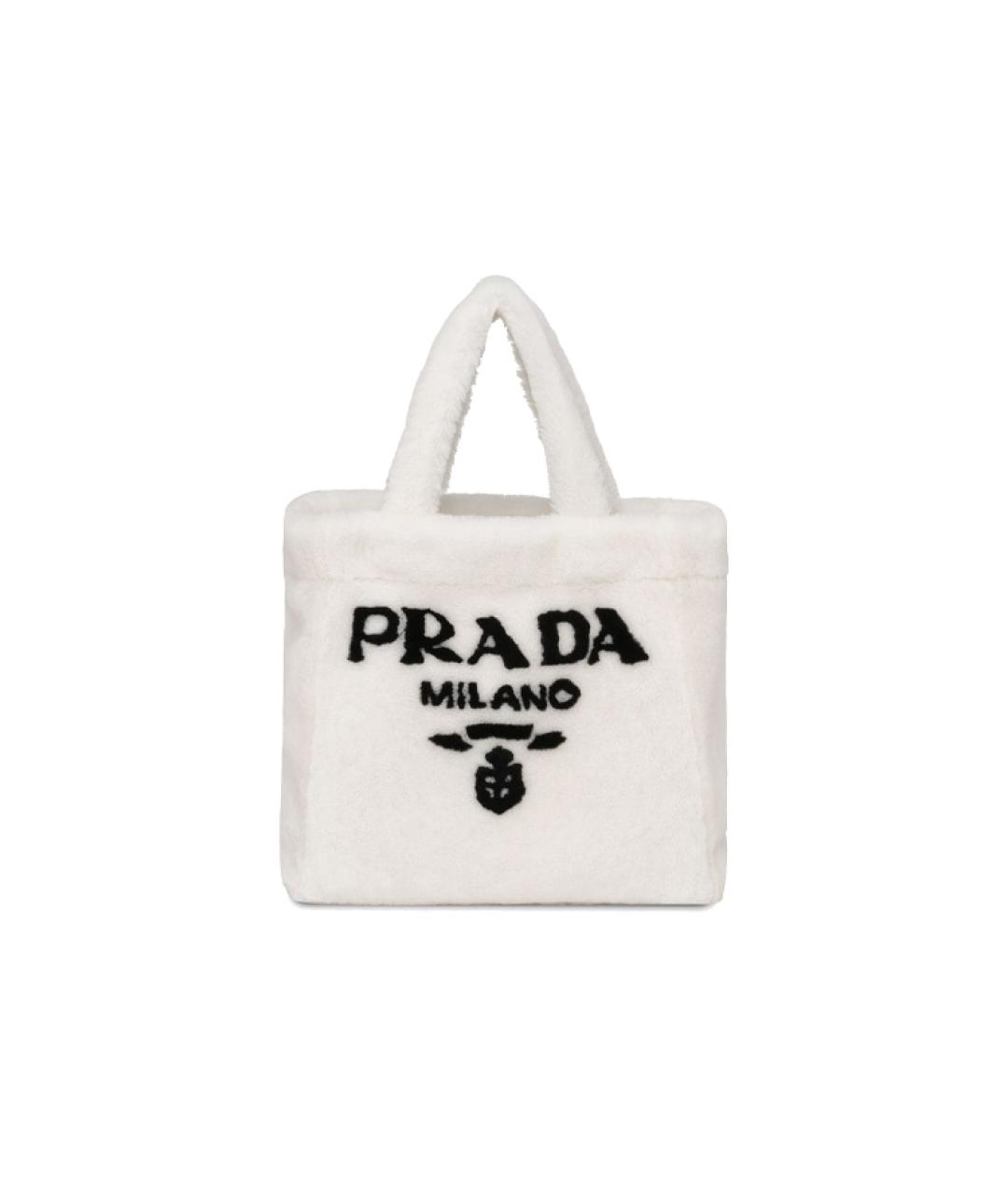 PRADA Белая сумка через плечо, фото 1