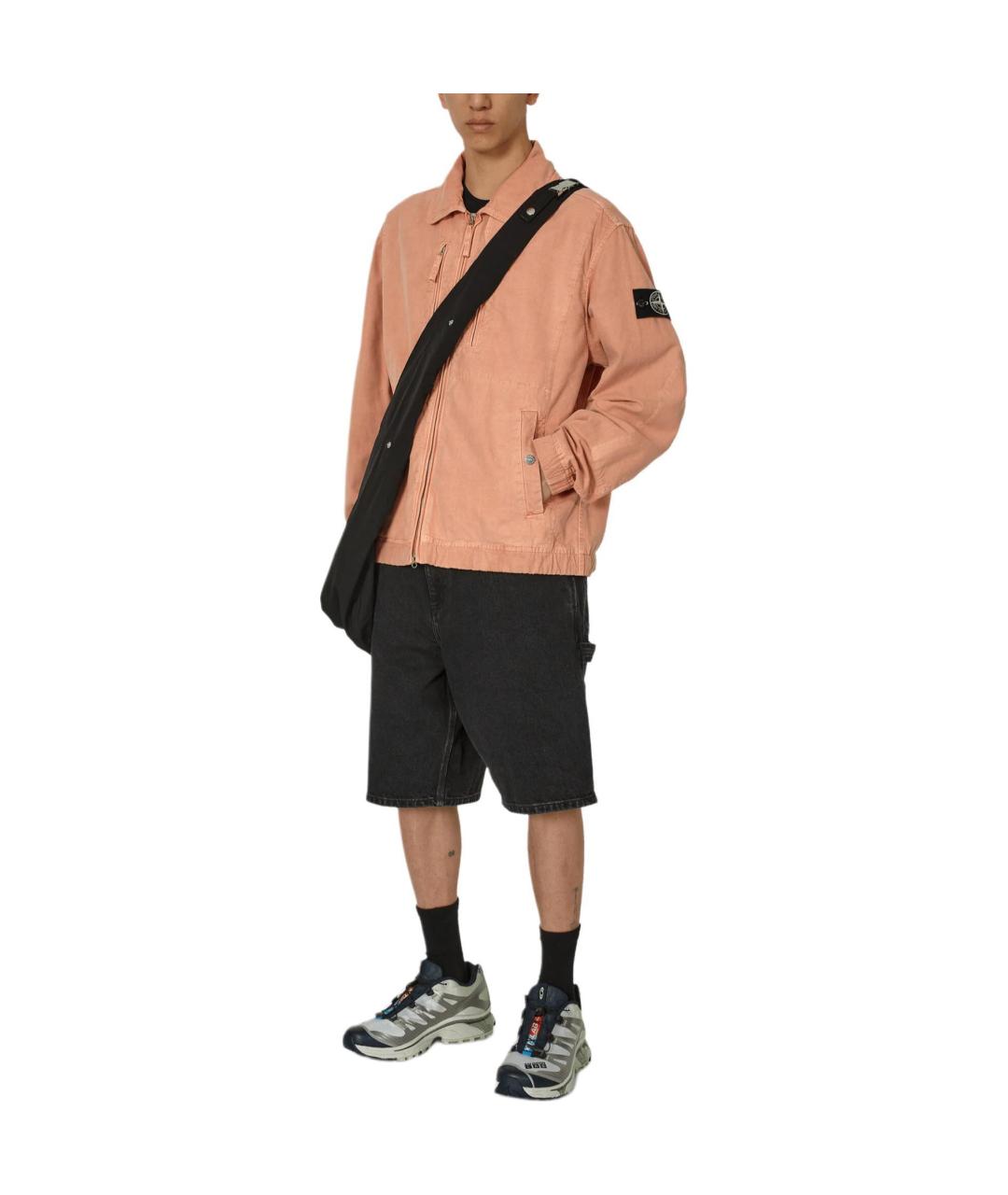 STONE ISLAND Оранжевая куртка, фото 4