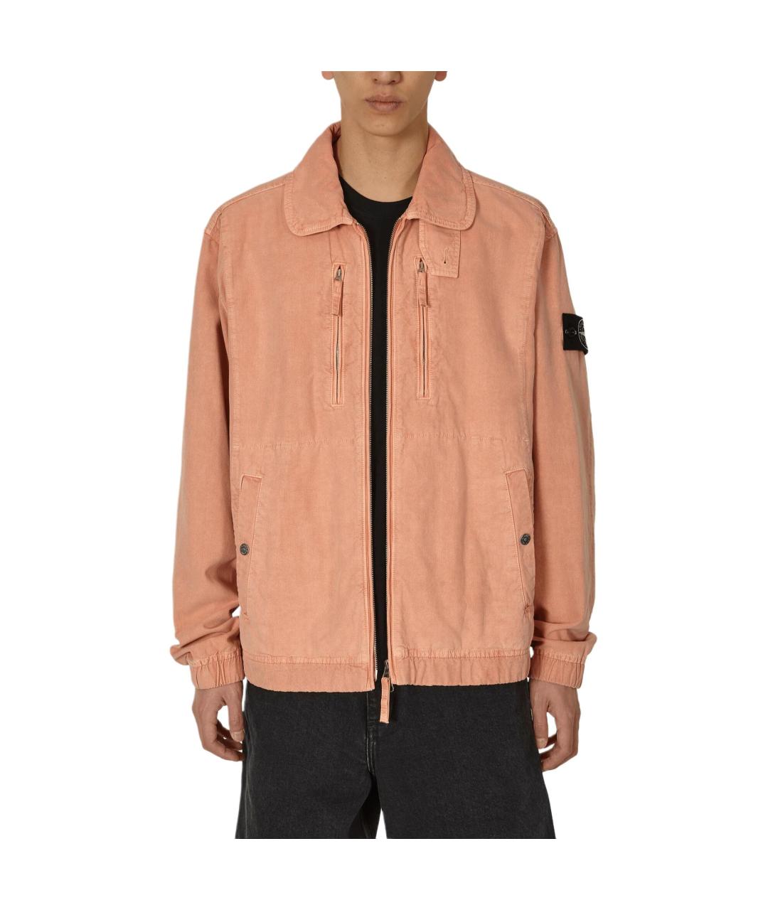 STONE ISLAND Оранжевая куртка, фото 5