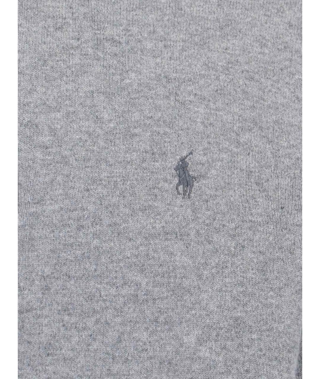 POLO RALPH LAUREN Серый шерстяной джемпер / свитер, фото 3