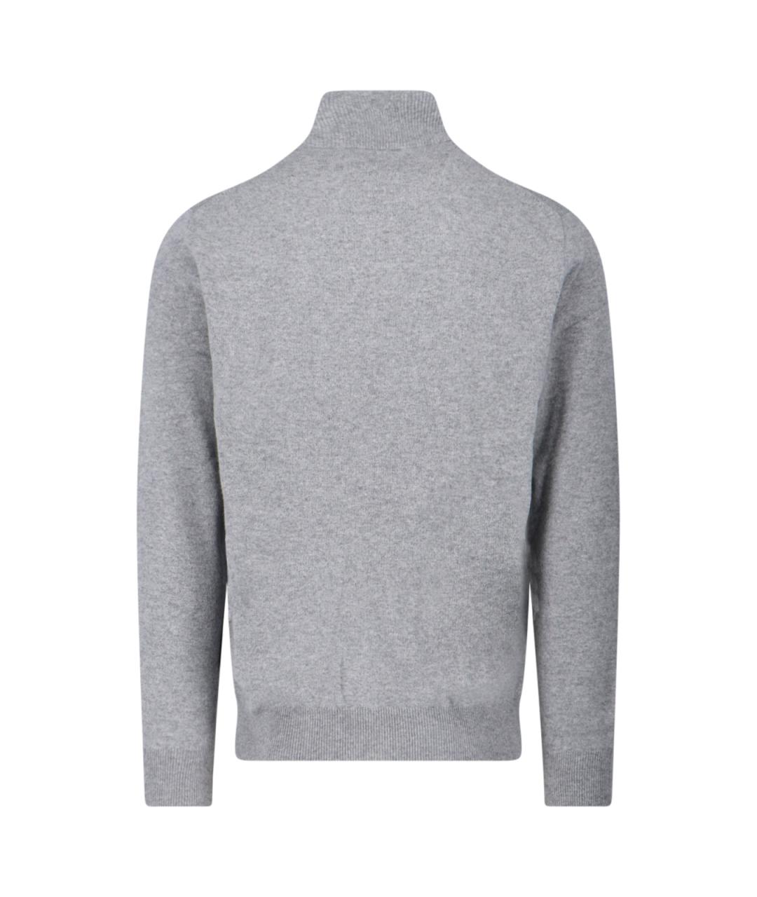 POLO RALPH LAUREN Серый шерстяной джемпер / свитер, фото 2