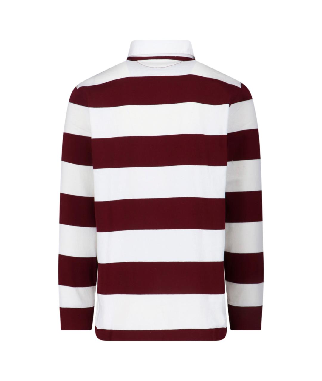 POLO RALPH LAUREN Красное хлопковое поло с длинным рукавом, фото 2