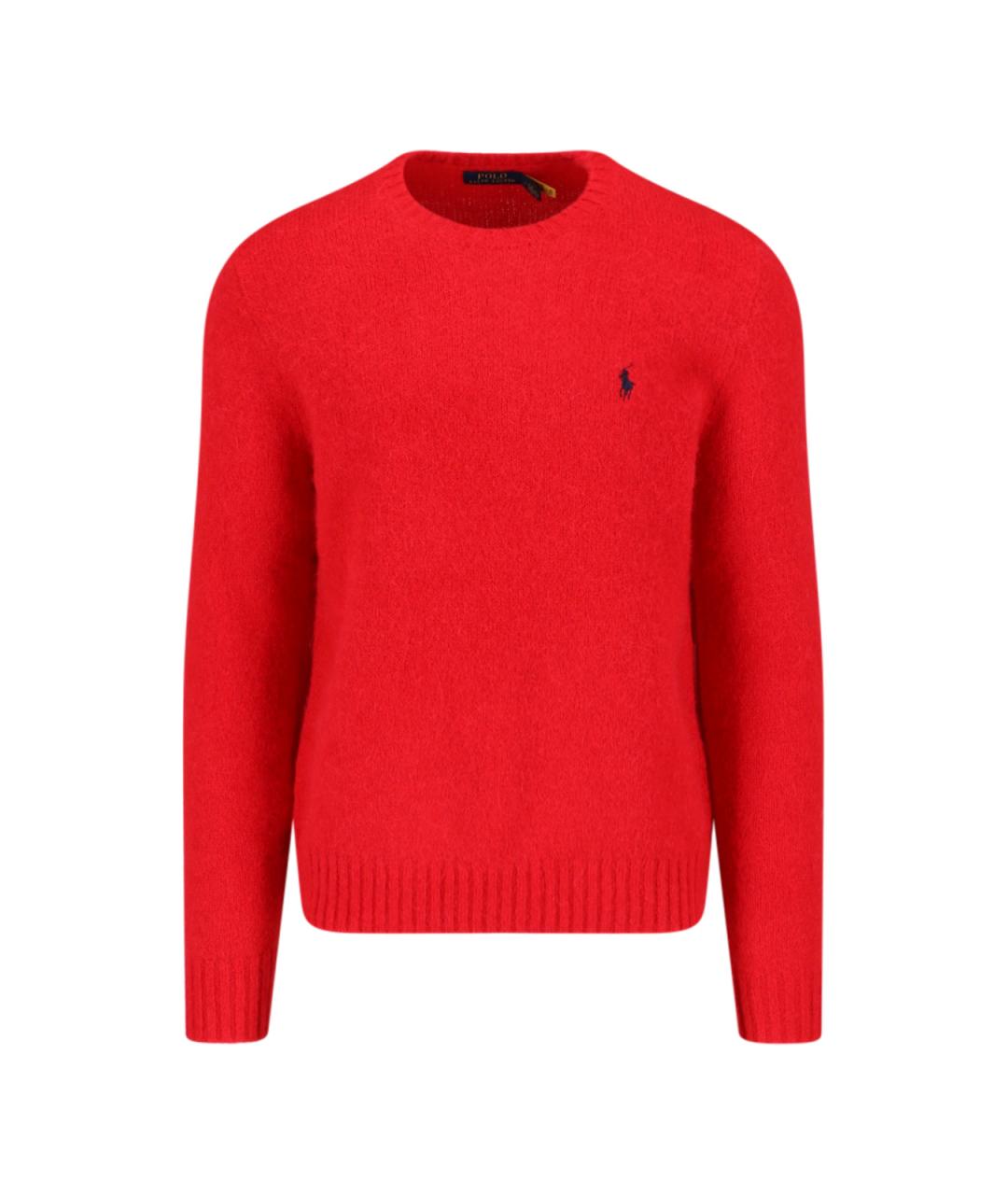 POLO RALPH LAUREN Красный шерстяной джемпер / свитер, фото 1