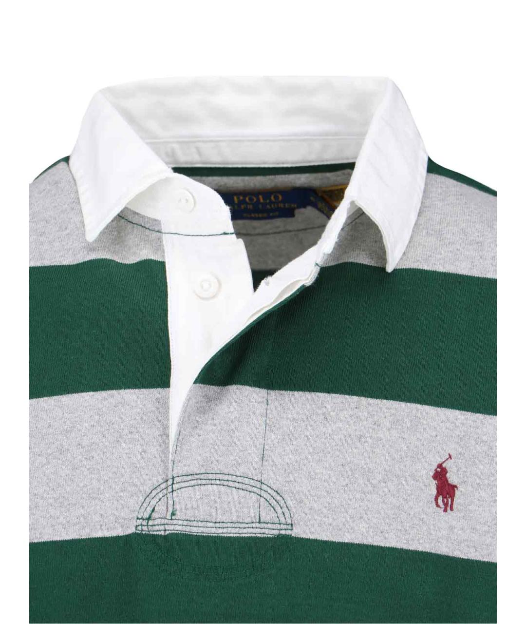POLO RALPH LAUREN Зеленая хлопковая футболка, фото 3