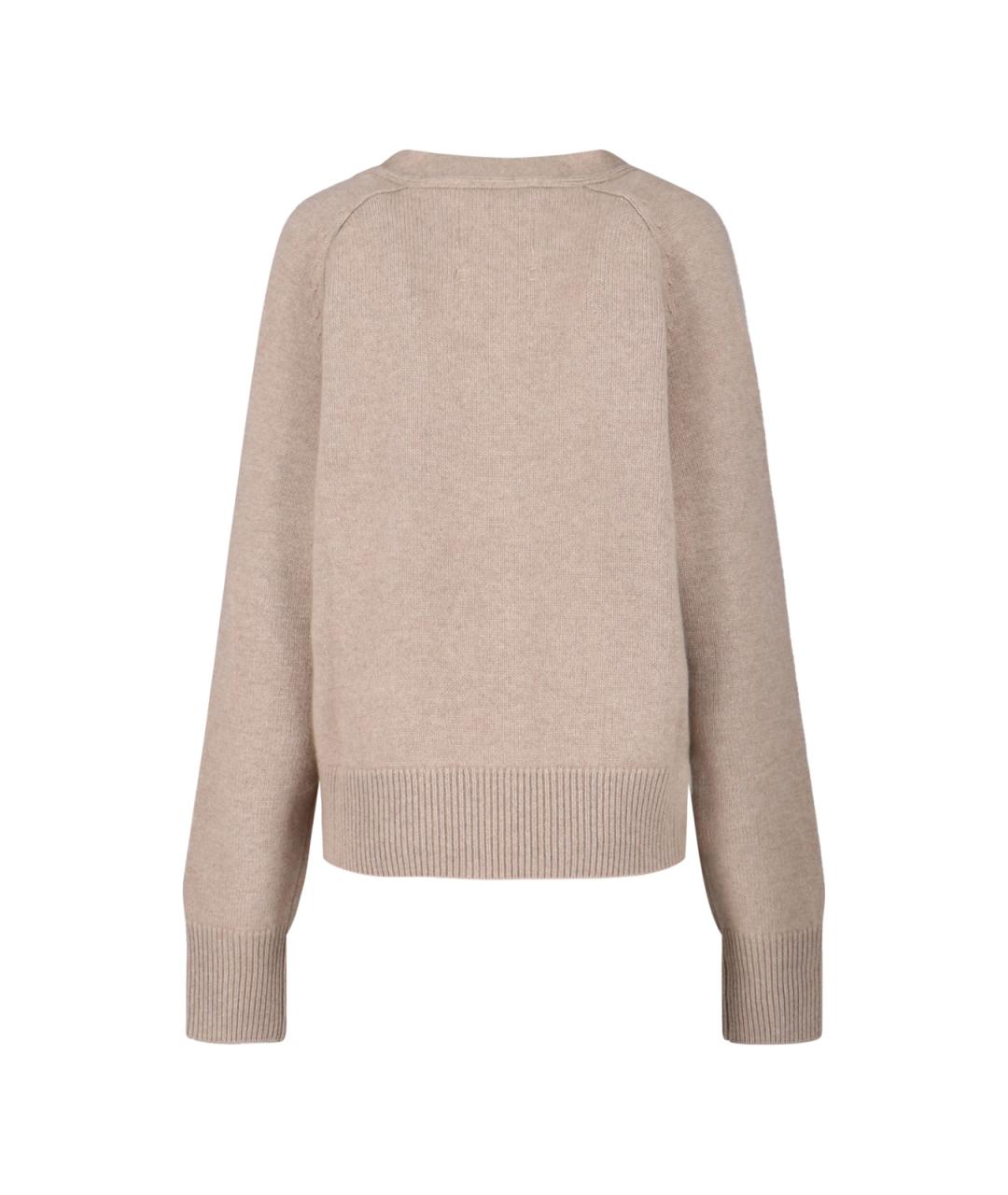 EXTREME CASHMERE Бежевый кашемировый кардиган, фото 2