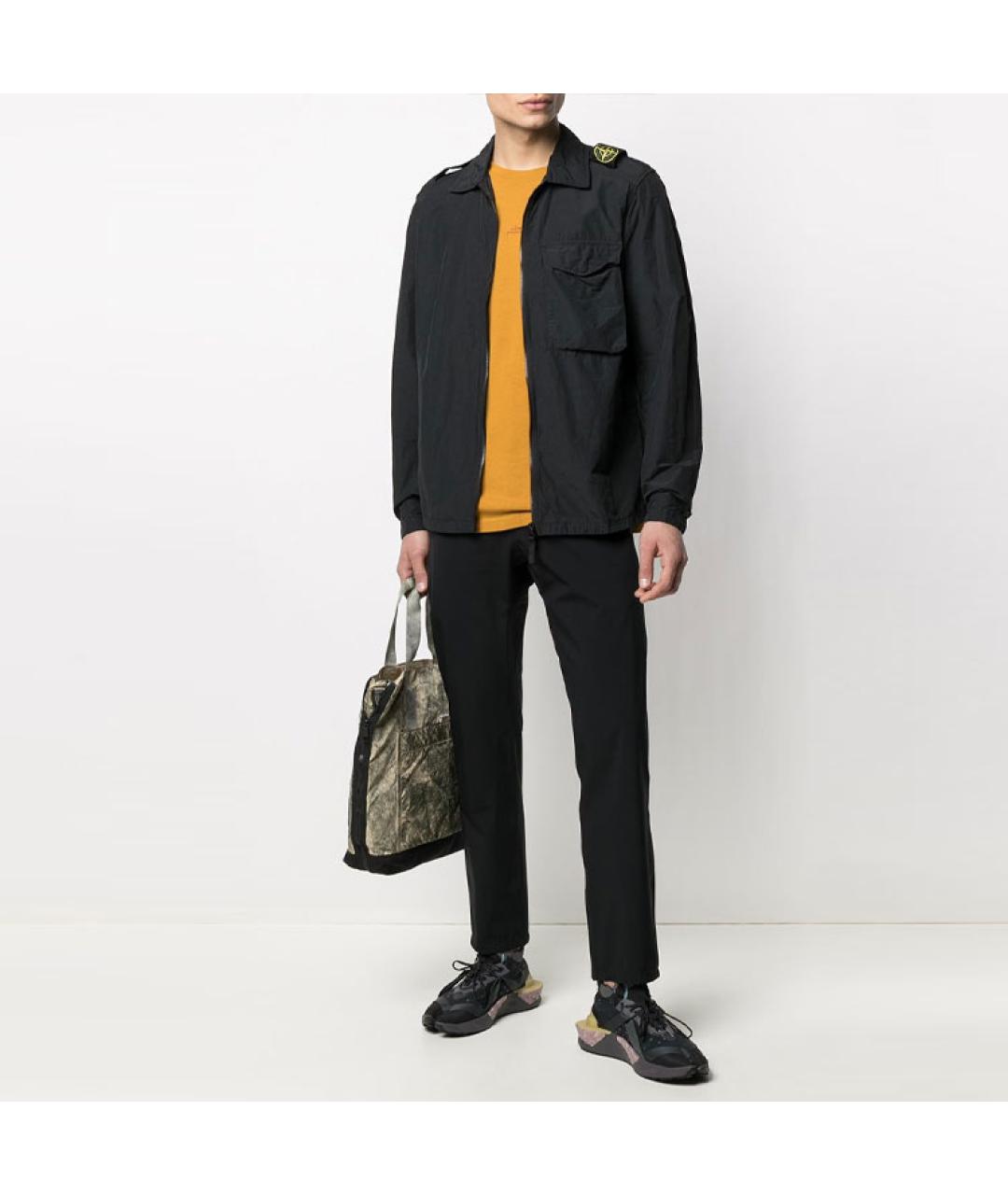 STONE ISLAND Черная куртка, фото 3