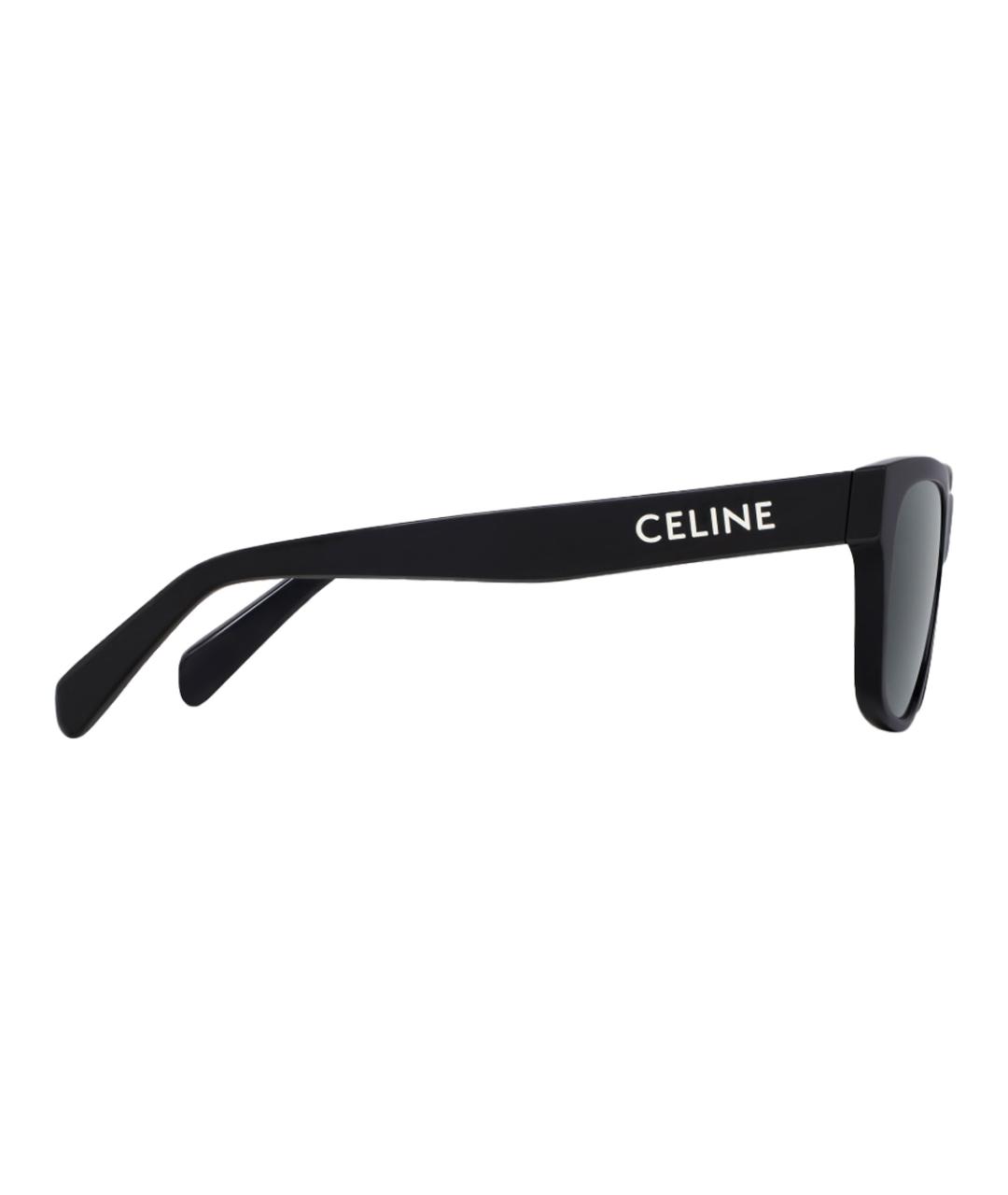 CELINE Черные пластиковые солнцезащитные очки, фото 3