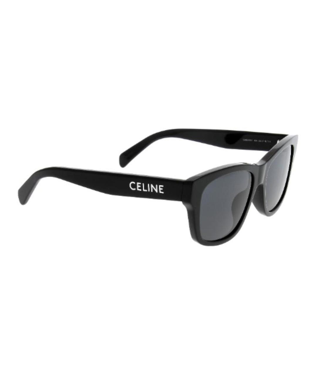 CELINE Черные пластиковые солнцезащитные очки, фото 4