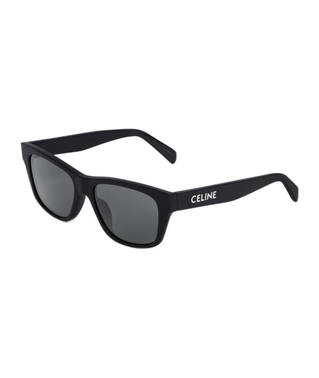 CELINE Черные пластиковые солнцезащитные очки, фото 1