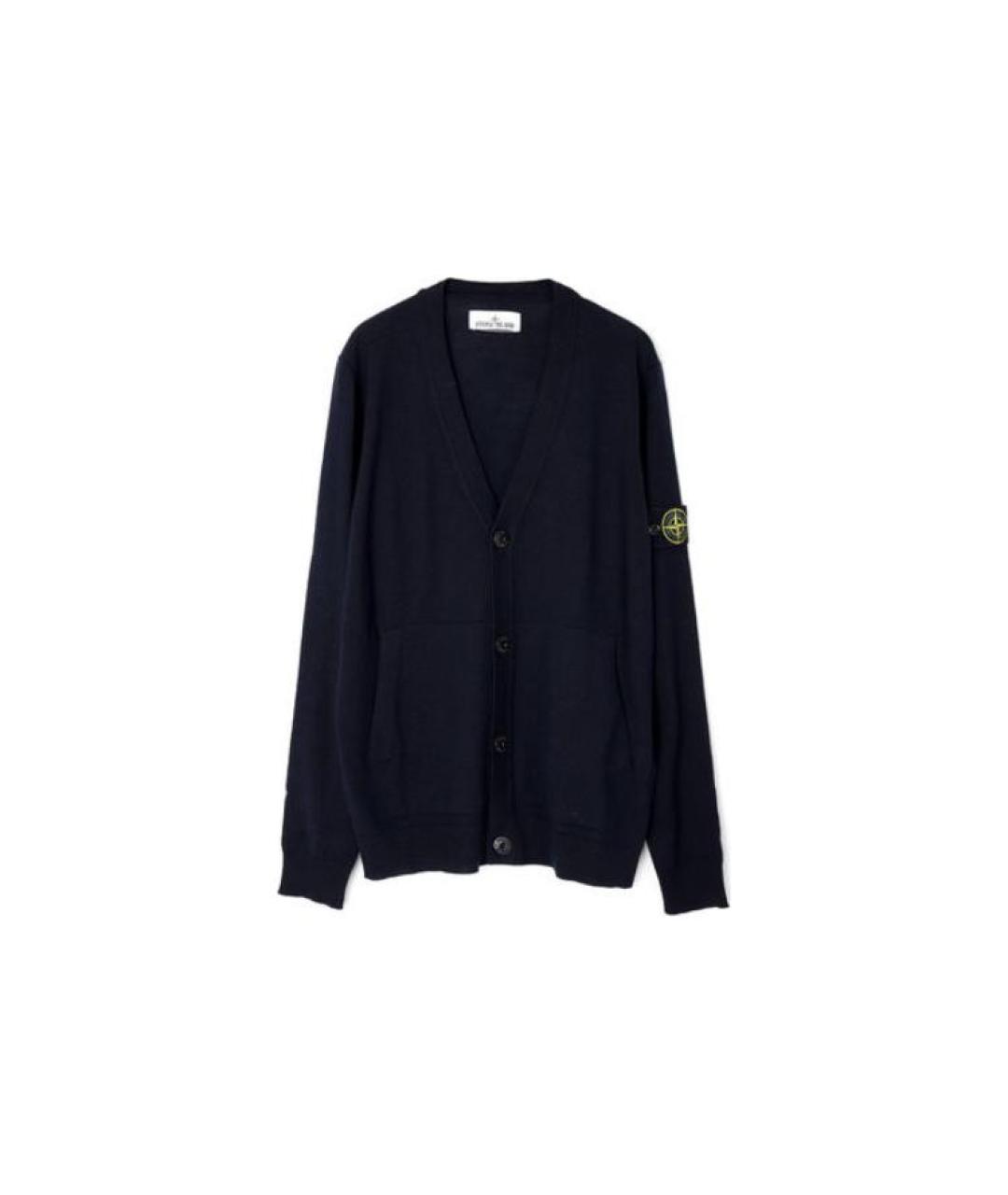 STONE ISLAND Темно-синий джемпер / свитер, фото 1