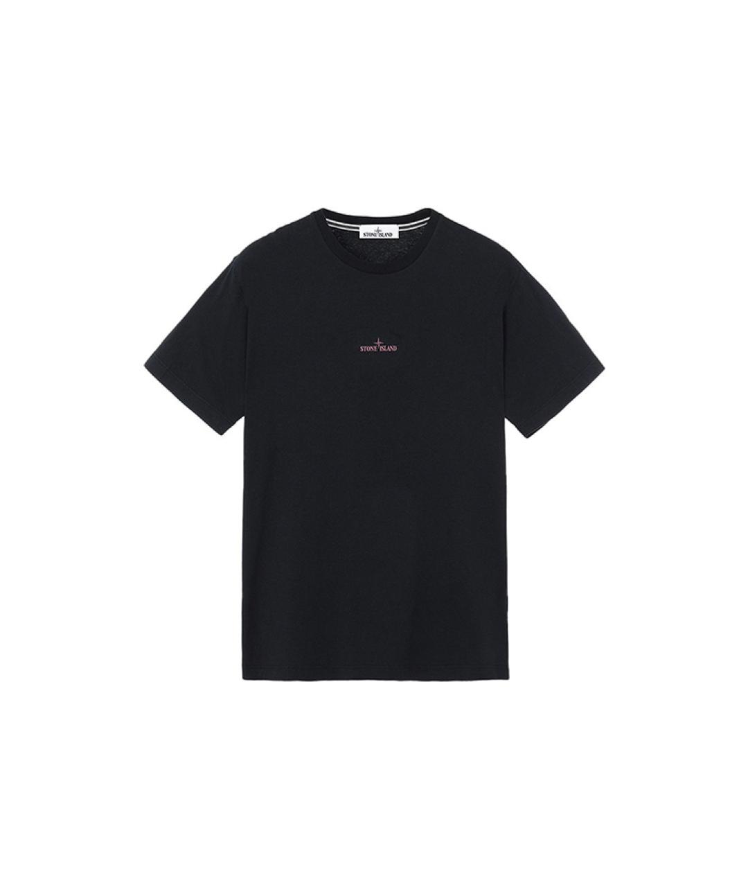 STONE ISLAND Черная футболка, фото 1