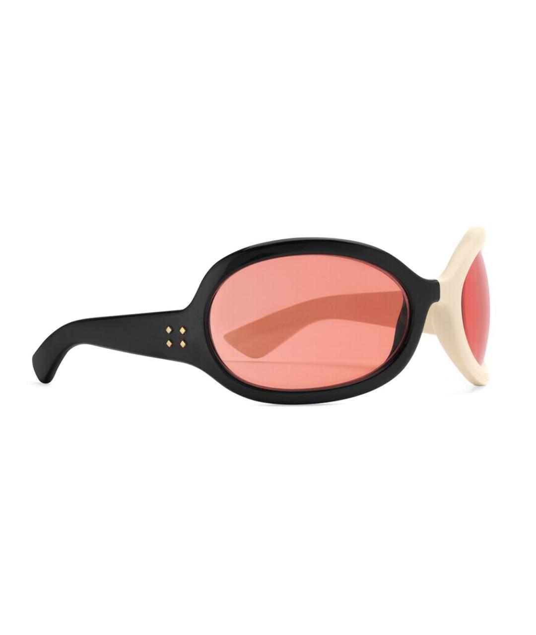 GUCCI Черные пластиковые солнцезащитные очки, фото 2