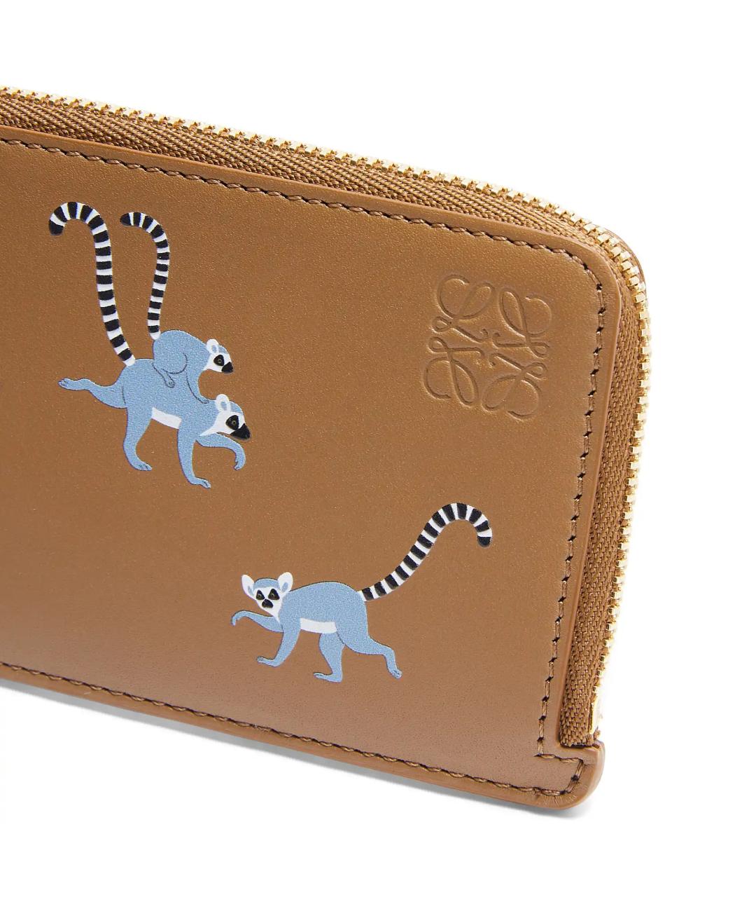 LOEWE Коричневый кардхолдер, фото 4