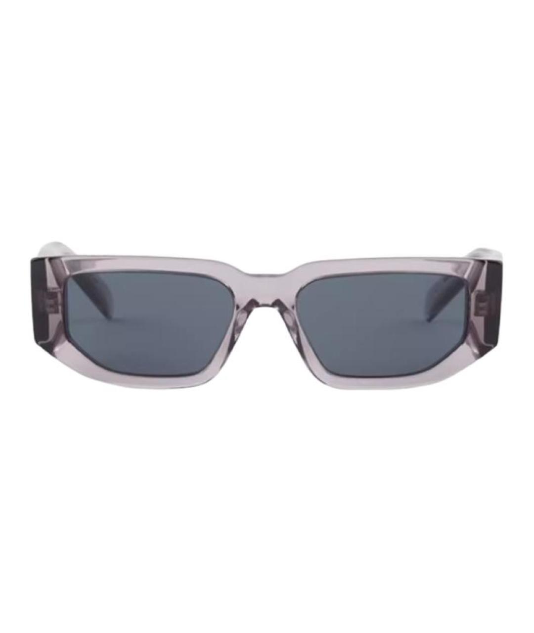 PRADA Фиолетовые пластиковые солнцезащитные очки, фото 2