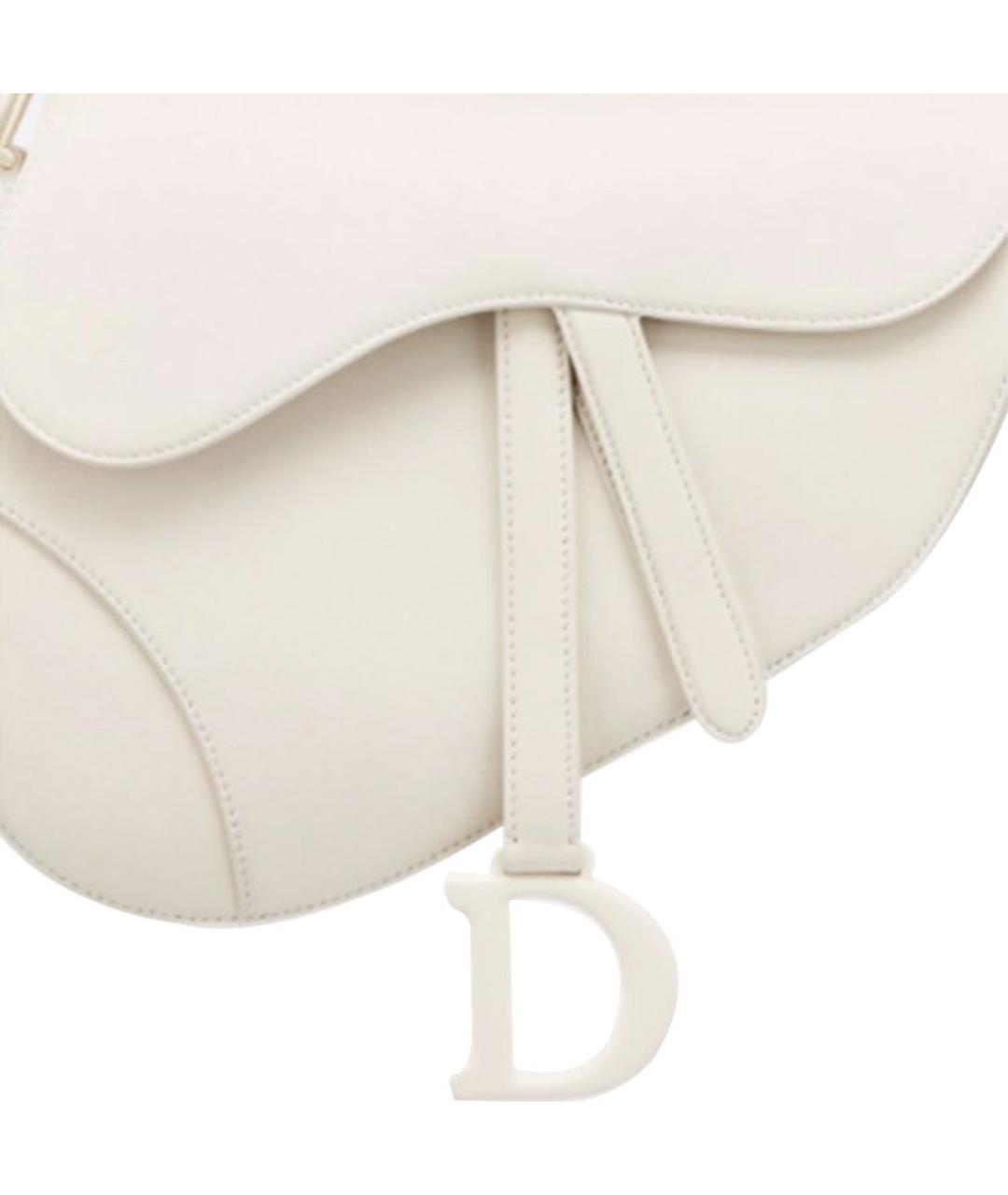 CHRISTIAN DIOR Белая сумка через плечо, фото 4