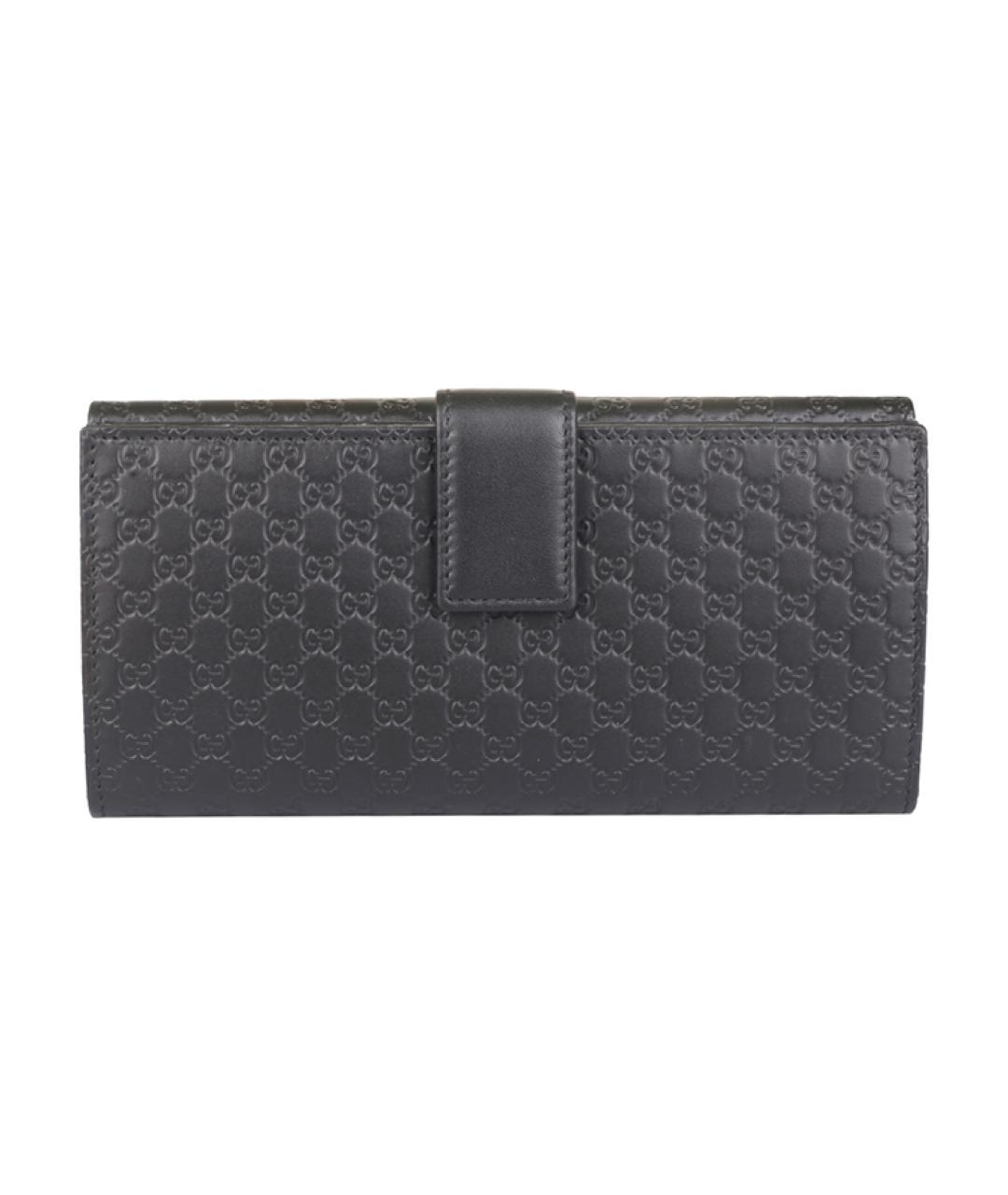 GUCCI Черный кожаный кошелек, фото 3