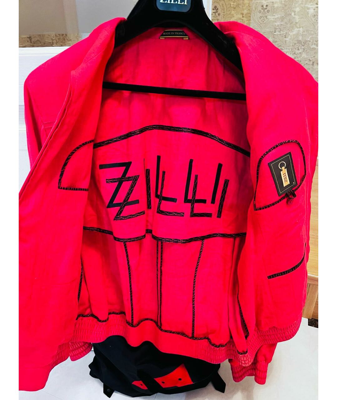 ZILLI Красная льняная куртка, фото 2