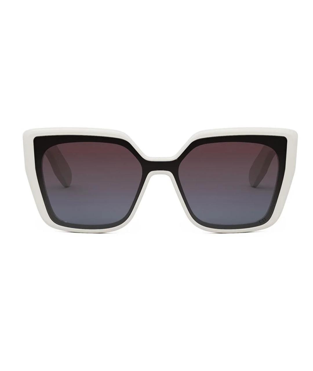 CHRISTIAN DIOR Фиолетовые пластиковые солнцезащитные очки, фото 2