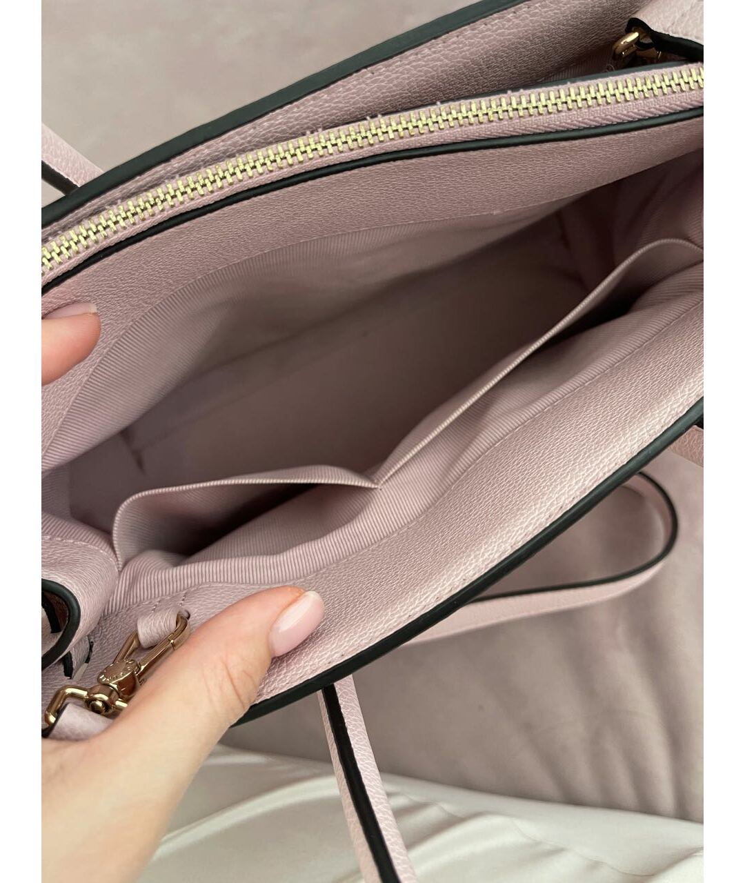 FURLA Розовая кожаная сумка тоут, фото 8