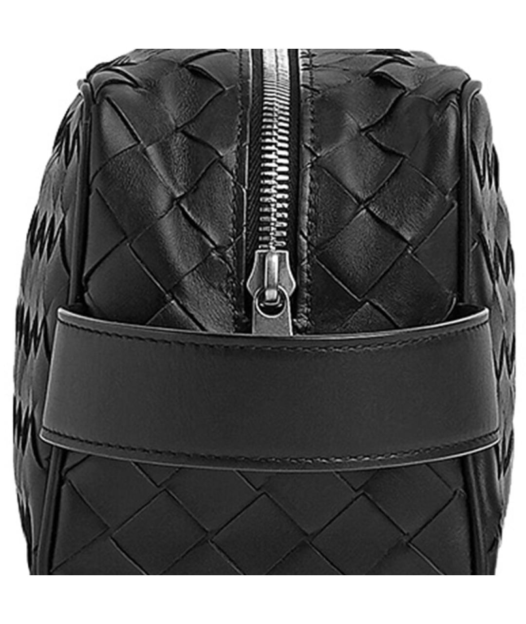 BOTTEGA VENETA Черная поясная сумка, фото 5