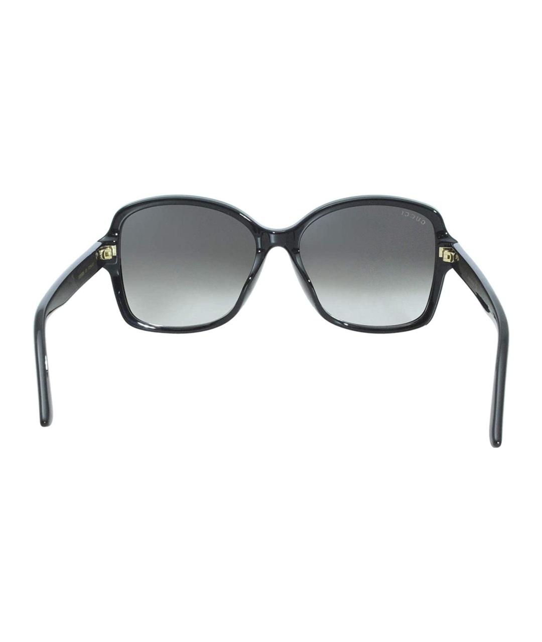 GUCCI Черные пластиковые солнцезащитные очки, фото 6
