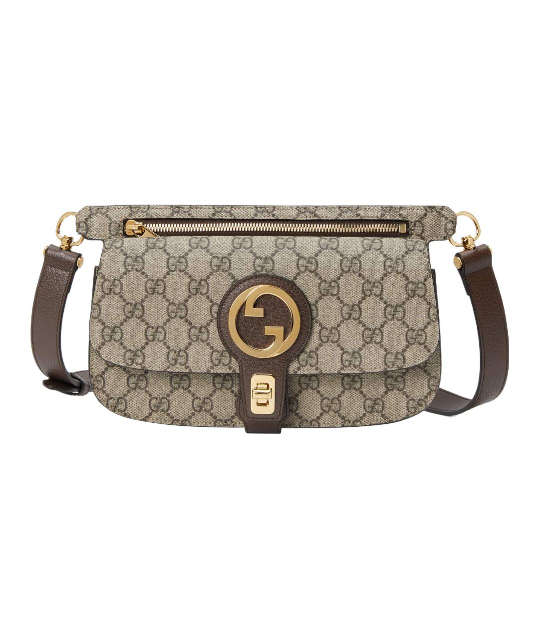 GUCCI Бежевая поясная сумка, фото 1