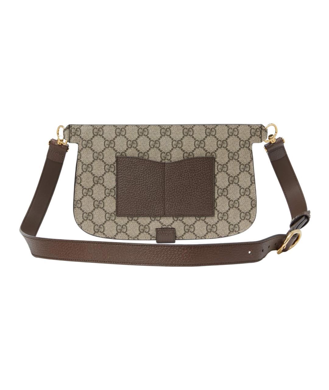 GUCCI Бежевая поясная сумка, фото 3